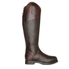 (6 UK Extra Wide, Dark Brown) Moretta Unisex Adult Ventura Lite Leather Winter Riding Boots