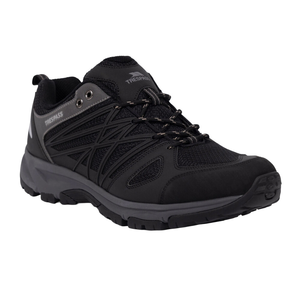 Trespass (9 Uk, Black/Black) Mens Fisk Trainers