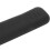 Schwarze Silikon-Make-up-Pinseltasche, kompakt 10