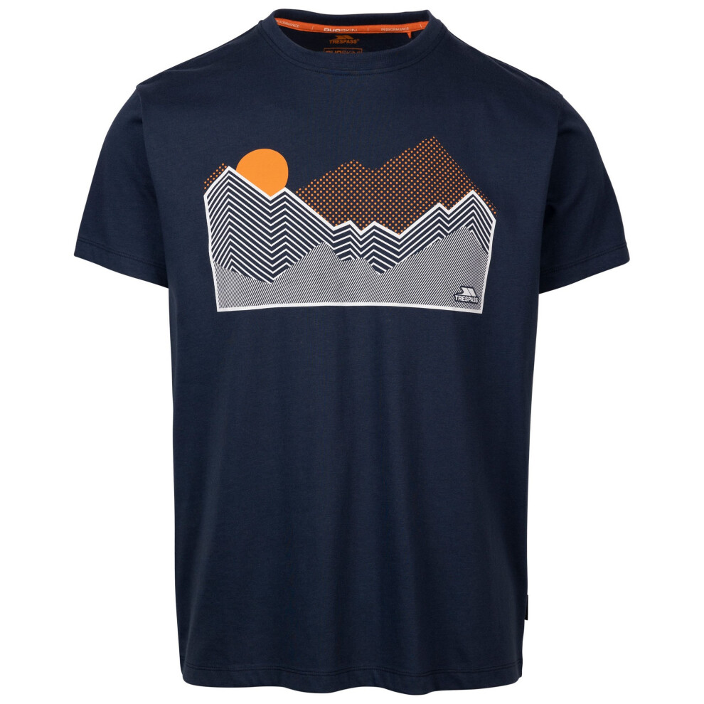 Trespass (M, Navy) Mens Lisab Printed T-Shirt