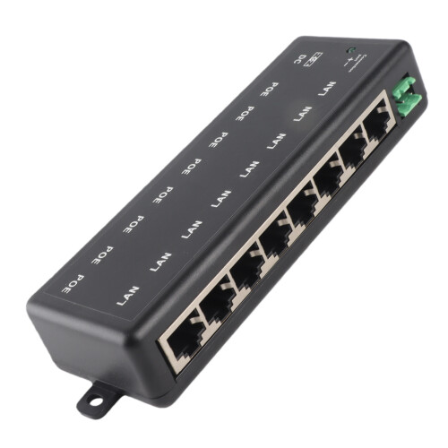 PoE Einspeisung 8-fach 12-48V passiv 2
