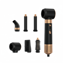 6-in-1 Hair Styler Pro, verbeterde föhnborstel met 60000 toeren per minuut, magische krultang voor links en rechts, multi-styler v