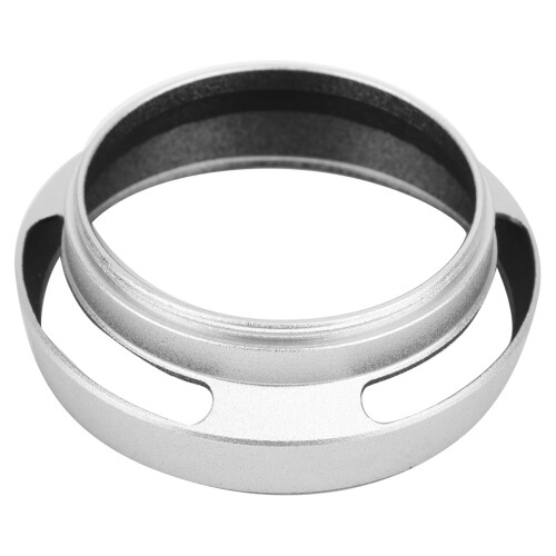 Gegenlichtblende Alu 55 mm silber neu 2