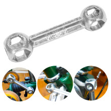 10 in 1 Bicycle Dumbell Wrench Spanner Multifunction Bike Repair Tool 6mm-15mm