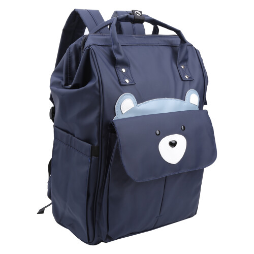 Babytasche Rucksack Bär marine