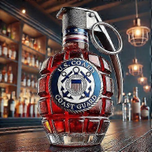 Decantador de whisky de 350 ml con forma de águila calva, perro salchicha y búho. Botella con forma de águila.