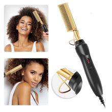 Plancha para el cabello húmedo y seco, plancha eléctrica doméstica para el cabello