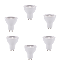 W GU10 LED-polttimot, lämmin valkoinen, AC/DC 12 V, kohdevalo, 650 lm, 50 W, 70 W, MR16, halogeenilamppuja vastaava, 3000 K