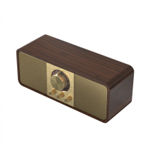FM-radio vastaanotolla, kannettava Bluetooth-transistoriradio 5 W:n kaiuttimella, ladattava Vintage Ra
