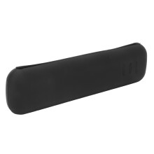 Silikon-Kosmetikpinseltasche, tragbar, Schwarz