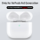 Compatible with Apple AirPods 4 Charging Case Bluetooth Earphone USB-C Port Wireless Charging Box 5