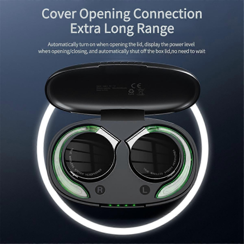 Ασύρματα ακουστικά Bluetooth, ακουστικά για αθλητικά παιχνίδια, ακουστικά με α 1