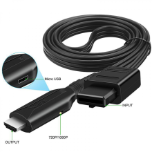 Μετατροπέας HD N64 σε συμβατό καλώδιο HD Link συμβατό με N64//SNES Plug and Play 1080P -συμβ