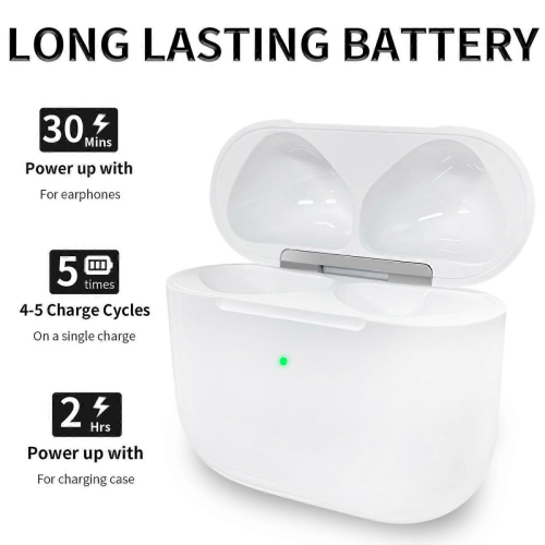 Συμβατό με θήκη φόρτισης Apple AirPods 4, ακουστικά Bluetooth, ασύρματο κουτί φόρτισης 1