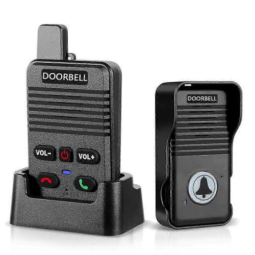 Campanello duplex wireless con audio per casa e telefono con batteria ricaricabile.