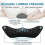 (black) Neo Cushion for Low Back Pain Relief with Memory Foam 5