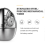 For 2024 Stainless Steel Kitchen Timer: 60-Minute Waterproof Timer for Cooking and Baking, Egg Timer for Precision Timing 3
