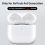 Compatible with AirPods 4 Charging Case Bluetooth Earphone USB-C Port Wireless Charging Box-B 5