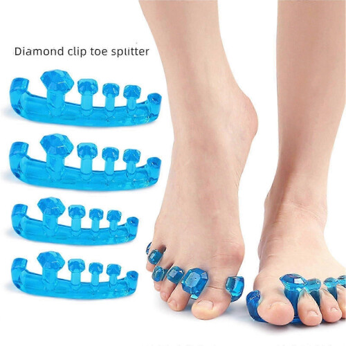 Gel Toe Separator Size L for Bunions and Overlapping Toes, Soft Spacer with Toe Alignment Support 1