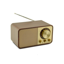 FM Radio with Reception,Bluetooth Portable Transistor Radio with 5W Speaker,Rechargeable Vintage Ra