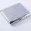 Silver Metal Cigarette Case for Men - 20 Capacity Compact Holder 3