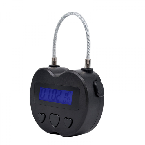 Smart Time Lock LCD Display Time Lock Multifunction Travel Electronic Timer, Waterproof USB Recharg