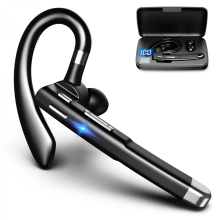 Bluetooth Headset For Cell Phone, V5.1 Bluetooth Wireless Earpiece Headset With Cvc 8.0 Noise Canceling Microphone For Driving/busines