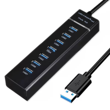 Hub USB 3.0 Hub USB 3.0, rozdzielacz USB, 7-portowy, wielokrotny hub USB