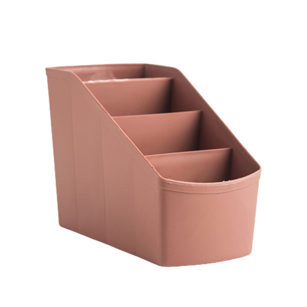 Zhouq-Outdoors (Dark Salmon) 4-Layer Makeup Organizer For Brushes & Lipsticks