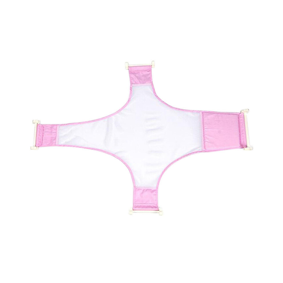 Roc-Electron (Pink) Baby Bath Sling - Adjustable Anti-Skid Mesh Net