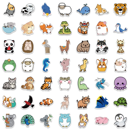 Tiersticker, wasserdicht, 100Stk
