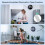 Digital Wall Clock,10 in Wall Clock with Large LED Display Seconds Display One Button Muteable Button Auto Brightness 2