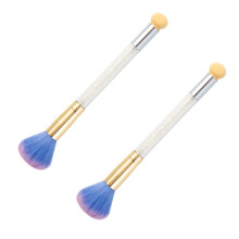 Set elegant pentru unghii, burete cu două capete pentru tehnici versatile, kit de manichiură portabil cu peri moi din nailon, stilou cu gradient de