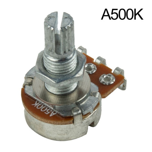 15st A Typ(Ton) Gitarrtillbehör 18MM Elgitarr Liten Potentiometer Tonknopp Modulation  Handtag A500K 1