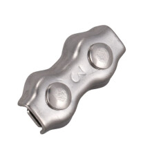 30 Stücke 3mm Duplex Clips Edelstahl Draht Kabel Seil Griffe Klemmen Caliper