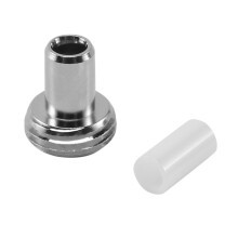 20-Teilige Keramik Rohr HüLsen und 20-Teilige Metall Kopf Steckverbinder Adapter für Die Faser Optische Visuelle Fehler Locator