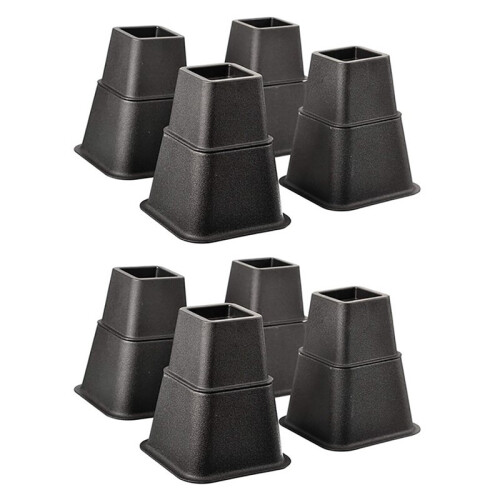 16 Teilige Verstellbare Bett Riser Oder MöBel Riser Zur Schaffung Eines Zusätzlichen 3 Zoll Aufbewahrungs Schalters Oder Sofa Lifts