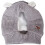 (Gray) Dog Cat Cosplay Hat - Windproof Warm Pet Cap 1
