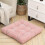 (Pink) Almofada de Chão 22x22 Polegadas Azul Marinho Veludo, para Sala de Estar Quarto 5