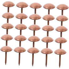 100pcs pregos brilhantes de ferro tacks pino decorativo empurrar para sofá cadeira tapeçaria móveis DIY acessório cabeçalho da cama