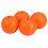 8 Pcs Soft Plastic Simulation Orange Fruit Home Decoration Burgundy 2
