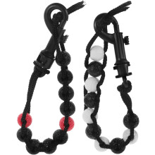 2pcs Golf Score Counter Bead Chain Pulso Scorekeeper Golfing Stroke Counter Acessórios portáteis de golfe