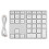 Bluetooth 3.0 Ziffernblock Alu 2
