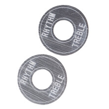 2 Dichtungen Kippschalter E-Gitarre Alu