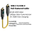 Καλώδιο δεδομένων USB 3.2 Type-C 1,5 μ. 20Gbps, καλώδιο γρήγορης φόρτισης PD 100W 60Hz, πλήρω 2