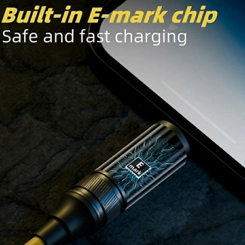 Καλώδιο δεδομένων USB 3.2 Type-C 1,5 μ. 20Gbps, καλώδιο γρήγορης φόρτισης PD 100W 60Hz, πλήρω 2