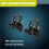Universal LED Light Bar Mounting Brackets, Adjustable Hood Pillar Mounts, 10PCS 7