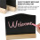 36Pack  Chalkboard Signs, Kitchen Notes Chalk Boards with Stands 10X7.2cm Small Blackboard Message Tabletop Board 5