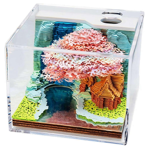 3D Tear Away Art Weekly Calendar 2026 with Led Light 1