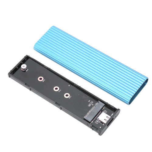 M.2 SATA NGFF Gehäuse USB-C Alu 1